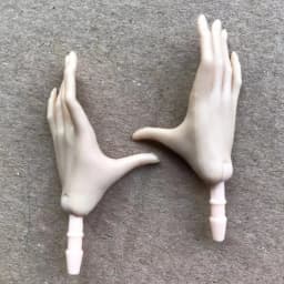 Universal 1/6 Doll Hands DIY Doll Decors Fashion Gesture Doll Hands Feet Accessories White Beige Color Doll Parts Girl Gifts Toy
