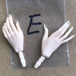 Universal 1/6 Doll Hands DIY Doll Decors Fashion Gesture Doll Hands Feet Accessories White Beige Color Doll Parts Girl Gifts Toy