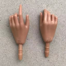 Universal 1/6 Doll Hands DIY Doll Decors Fashion Gesture Doll Hands Feet Accessories White Beige Color Doll Parts Girl Gifts Toy