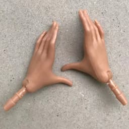 Universal 1/6 Doll Hands DIY Doll Decors Fashion Gesture Doll Hands Feet Accessories White Beige Color Doll Parts Girl Gifts Toy