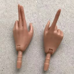 Universal 1/6 Doll Hands DIY Doll Decors Fashion Gesture Doll Hands Feet Accessories White Beige Color Doll Parts Girl Gifts Toy