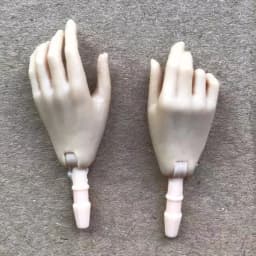 Universal 1/6 Doll Hands DIY Doll Decors Fashion Gesture Doll Hands Feet Accessories White Beige Color Doll Parts Girl Gifts Toy