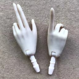 Universal 1/6 Doll Hands DIY Doll Decors Fashion Gesture Doll Hands Feet Accessories White Beige Color Doll Parts Girl Gifts Toy
