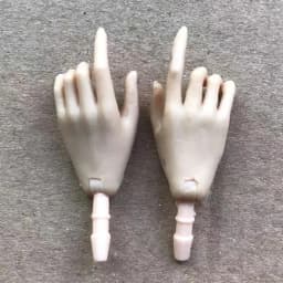 Universal 1/6 Doll Hands DIY Doll Decors Fashion Gesture Doll Hands Feet Accessories White Beige Color Doll Parts Girl Gifts Toy