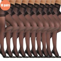 2/5/8/10 Pairs Women's Slim Fit Anti Hook Silk Pantyhose High Elasticity Breathable Ultra-Thin Bottom Socks Leggings