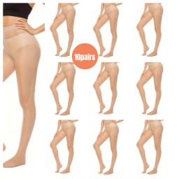 2/5/8/10 Pairs Women's Slim Fit Anti Hook Silk Pantyhose High Elasticity Breathable Ultra-Thin Bottom Socks Leggings