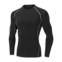Men's thin, tight-fitting running suit for spring and summer 2026, quick-dry, breathable, long-sleeved fitness sportswear