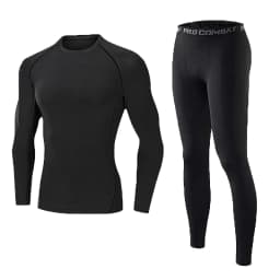 Men's thin, tight-fitting running suit for spring and summer 2026, quick-dry, breathable, long-sleeved fitness sportswear