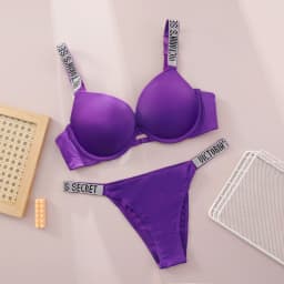 New V Lace Lingerie Set Bra and Brief Women's Sexy Bra and Panty Set Comfortable push up Shapewear Adjustable Padded Gathered