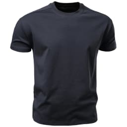 AIOPESON Men's Cotton O-Neck T-Shirt Soft Touch Comfortable Solid Color 8 Options Breathable Lightweight Casual Daily Tee