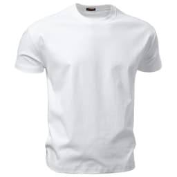 AIOPESON Men's Cotton O-Neck T-Shirt Soft Touch Comfortable Solid Color 8 Options Breathable Lightweight Casual Daily Tee