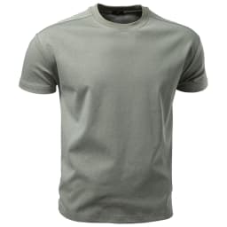 AIOPESON Men's Cotton O-Neck T-Shirt Soft Touch Comfortable Solid Color 8 Options Breathable Lightweight Casual Daily Tee