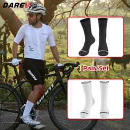 DAREVIE Sport Socks Aero High Speed Quick Dry Non Slip Outdoors Man Socks Moisture Wicking Reduce Wind Resistance Woman Socks