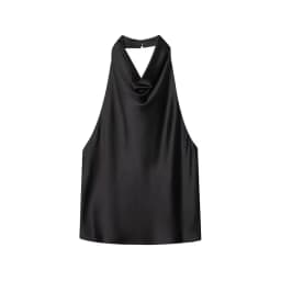 MUJER Satin Halter Tops for Women off Shoulder Backless Tops Woman 2026 Sexy Strapless Women's Tops Camisole Beach Top Female