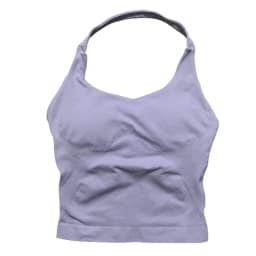 Sports Gym Halter Top Woman Seamless Yoga Tank Removable Chest Pad Push-up Sports Vest Fitness Workout Running Tops