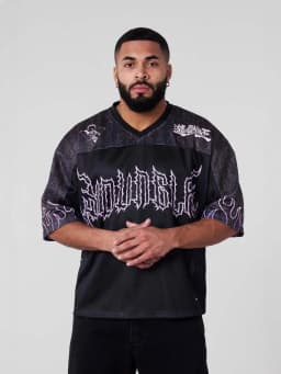 YA Trendy Brand oversized t-shirt Street leisure quick drying Breathable Large Mesh shirt animation graphic tee Short Sleeve to