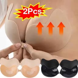 1/2pcs Invisible Strapless Adhesive Stick Bra Strapless Push Up Bras Women Lingerie Seamless Silicone Nipple Covers Underwear