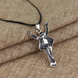 Artist Singer Michael BAD Necklace Rock Roll Everlasting Jackson Classic MJ Pendant Hot Charm Punk Cosplay Accessories Fans Gift
