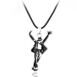 Artist Singer Michael BAD Necklace Rock Roll Everlasting Jackson Classic MJ Pendant Hot Charm Punk Cosplay Accessories Fans Gift