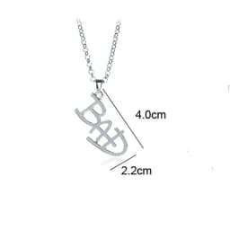 Artist Singer Michael BAD Necklace Rock Roll Everlasting Jackson Classic MJ Pendant Hot Charm Punk Cosplay Accessories Fans Gift