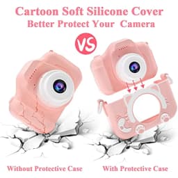 Super Cute Children Camera 1080P HD Toddler Digital Video Camera 2.0-inch Kids Camera with Silicone Cases Toys for Christmas