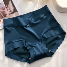 Silk Panties Nice Briefs Soft Underwear Women's Mid rise Elegance Girls Sexy Lingerie