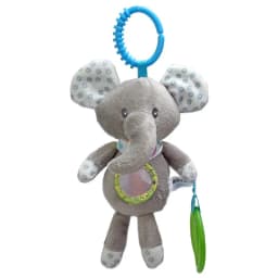 Soft Giraffe Zebra Animal Handbells Rattles Plush Infant Baby Development Handle Toys WIth Teether Baby Toy For Newborn Gifts