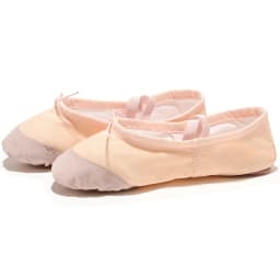 Girls Ballerinas Canvas Soft Sole Ballet Dance Slippers Children Practice Ballerinas Woman Dance Shoes