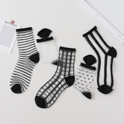 Summer Lace Mesh Transparent Women Socks Ultra-thin Breathable Women Girls Short Socks Harajuku Vintage Streetwear Crew Socks