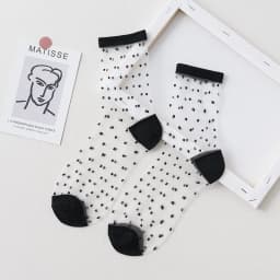 Summer Lace Mesh Transparent Women Socks Ultra-thin Breathable Women Girls Short Socks Harajuku Vintage Streetwear Crew Socks