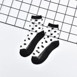 Summer Lace Mesh Transparent Women Socks Ultra-thin Breathable Women Girls Short Socks Harajuku Vintage Streetwear Crew Socks