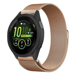 20mm 22mm Milanese Strap For Garmin Forerunner 165 55 645 265 965 255/Active 5/Vivomove Trend/Venu 3/2 Metal Bracelet Wristband