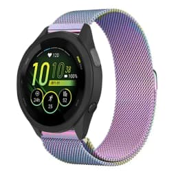 20mm 22mm Milanese Strap For Garmin Forerunner 165 55 645 265 965 255/Active 5/Vivomove Trend/Venu 3/2 Metal Bracelet Wristband