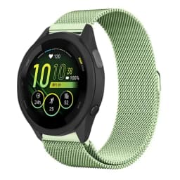20mm 22mm Milanese Strap For Garmin Forerunner 165 55 645 265 965 255/Active 5/Vivomove Trend/Venu 3/2 Metal Bracelet Wristband