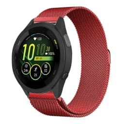 20mm 22mm Milanese Strap For Garmin Forerunner 165 55 645 265 965 255/Active 5/Vivomove Trend/Venu 3/2 Metal Bracelet Wristband