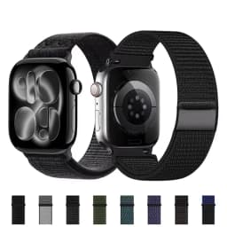Nylon Sport Loop Strap for Apple Watch Band Series 11 10 9 8 7 6 5 se Ultra2 49mm 46mm 45mm 44mm 41 42mm correa iWatch Bracelet