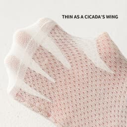 5 Pairs of White Girls' Mid-Calf Socks With Simple Lines Casual Cotton Mesh Breathable Children's Socks