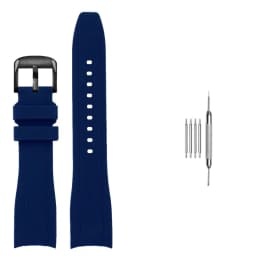 20mm 22mm Curved End Rubber Watchband For Casio Swordfish Duro MDV106-1A MDV-106/107-1A Bracele Waterproof Silicone Sport Strap