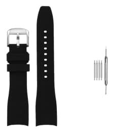 20mm 22mm Curved End Rubber Watchband For Casio Swordfish Duro MDV106-1A MDV-106/107-1A Bracele Waterproof Silicone Sport Strap