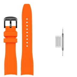 20mm 22mm Curved End Rubber Watchband For Casio Swordfish Duro MDV106-1A MDV-106/107-1A Bracele Waterproof Silicone Sport Strap