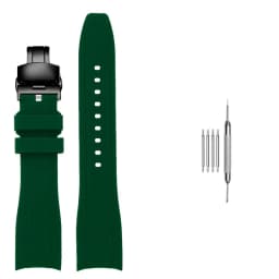 20mm 22mm Curved End Rubber Watchband For Casio Swordfish Duro MDV106-1A MDV-106/107-1A Bracele Waterproof Silicone Sport Strap