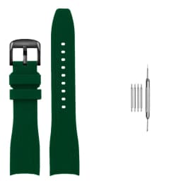 20mm 22mm Curved End Rubber Watchband For Casio Swordfish Duro MDV106-1A MDV-106/107-1A Bracele Waterproof Silicone Sport Strap