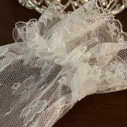 Bridal Dress Gloves Vintage Lace White Mesh Bow Knot Pearl Wedding Dress License Photo Gloves