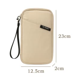 Family RFID Blocking Passport Holder Wallet Storage Bag- Travel Document Organizer with Credit Card Case Essential Travel Bag