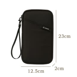 Family RFID Blocking Passport Holder Wallet Storage Bag- Travel Document Organizer with Credit Card Case Essential Travel Bag