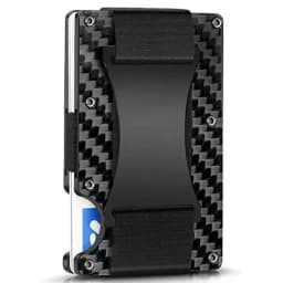 Rfid Business Card Holder Carbon Fiber Card Holder Wallets Men Women Slim Thin Mini Card Case Purse Male Multi Card Money Bags