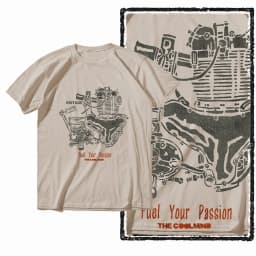 G72 Beige Cotton Men's o-neck motorcycle Graphic T-shirt |  Streetwear Big Size Cool men's Tee Tshirt