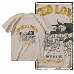 G72 Beige Cotton Men's o-neck motorcycle Graphic T-shirt |  Streetwear Big Size Cool men's Tee Tshirt