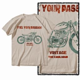 G72 Beige Cotton Men's o-neck motorcycle Graphic T-shirt |  Streetwear Big Size Cool men's Tee Tshirt