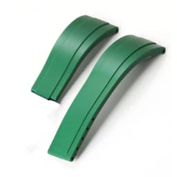 20mm Rubber Watch Strap for Rolex for Water Ghost Black Green Wrist Band Fold Buckle Bracelet Men Sport Soft Silicone Watchband